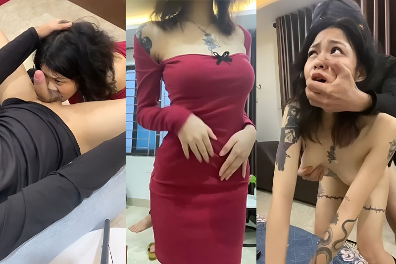 Em xăm trổ dâm đãng và bạn trai...